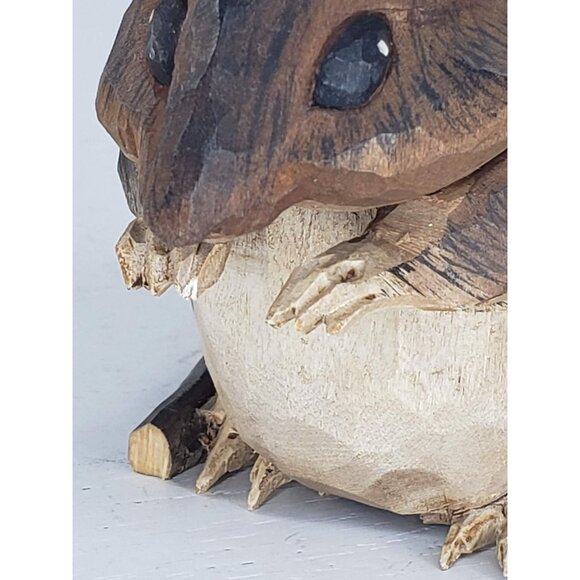 Arthur Shoemaker Mouse Wood Carved Miniature Animal Folk Art Vintage 1987 - Picture 9 of 9